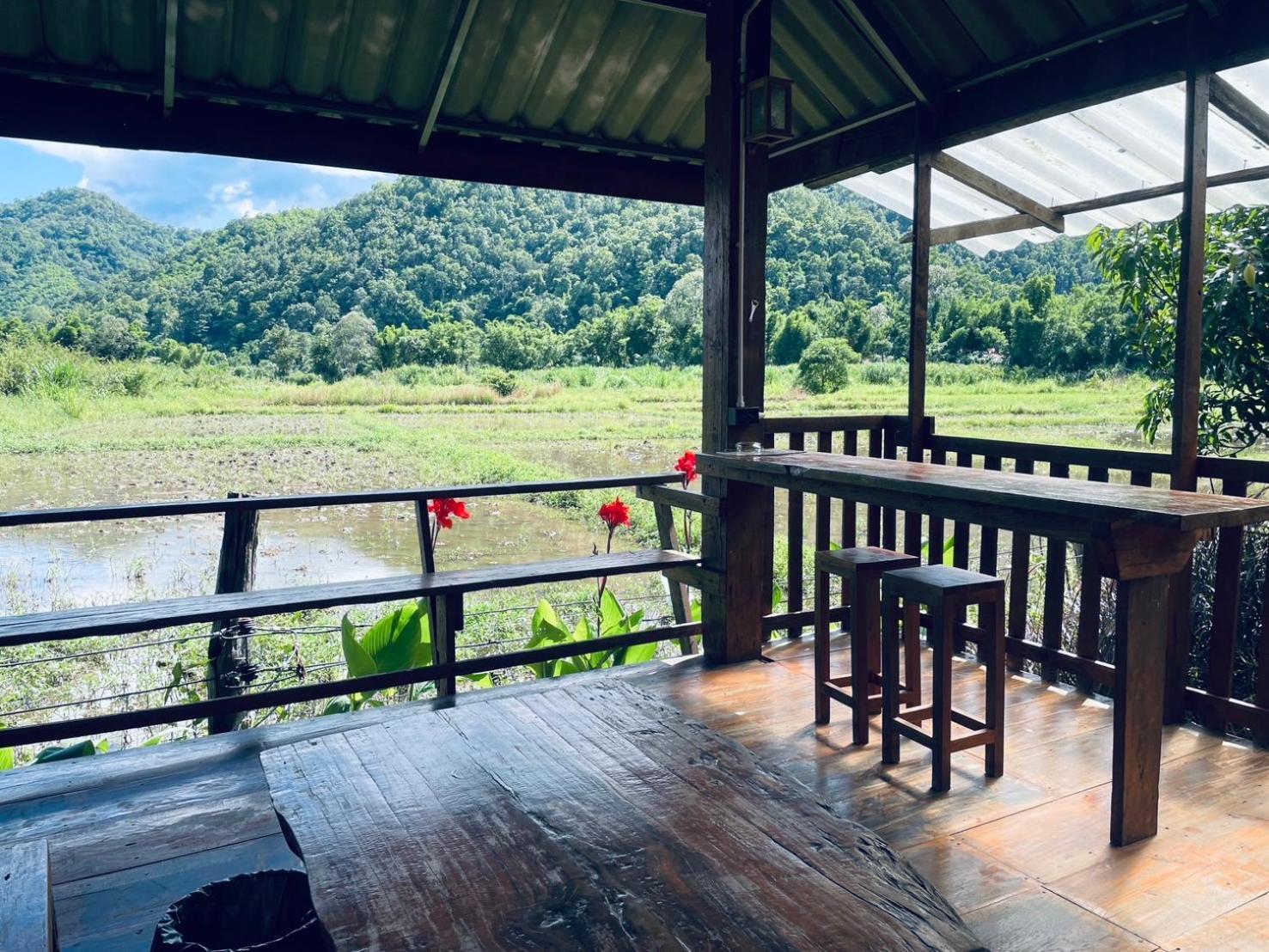 บ้านสวนวิวทุ่ง Ban Mae Sap Nua Luaran gambar